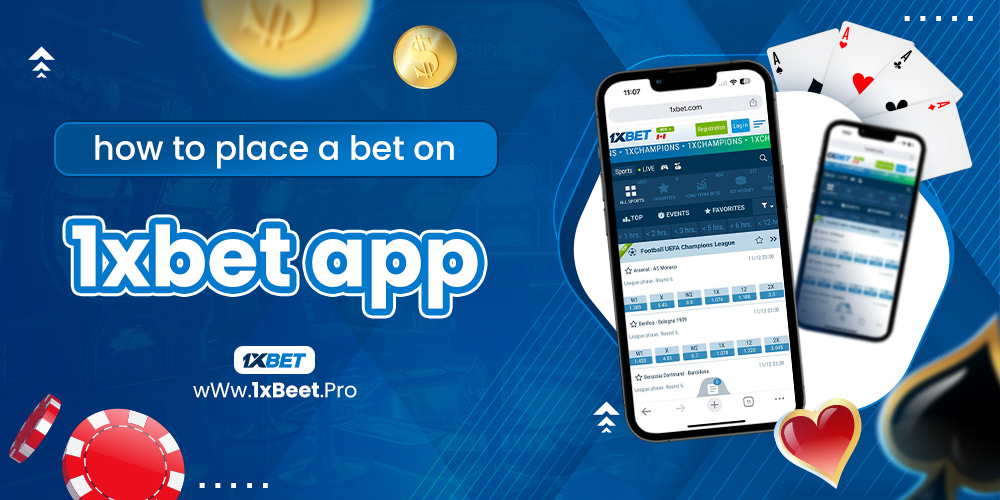 how to place a bet on 1xbet app